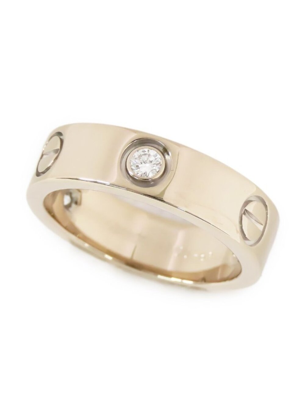 Cartier Love Ring Classic Model White Gold 18k Diamond